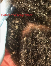 Load image into Gallery viewer, Scalp healing detox treatment with protective style and no trim.  All appointments will require a deposit. No refund. The protective style is $95, the detox treatment is $20.
